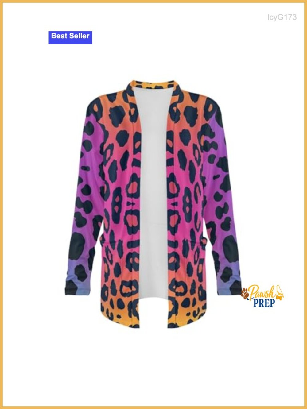 Stripes Print Cardigan Soft Fall Dusters with Pockets Long Sleeves